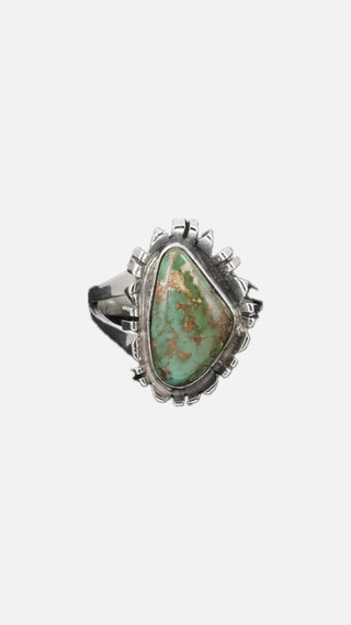 Randy Billy - Turquoise & Sterling Silver Ring - Size 8 1.0