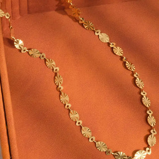 Classic Oval Chain Necklace- Yellow Gold