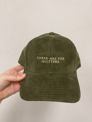 Green Corduroy Hat