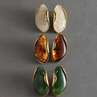 Resin Drop Earrings