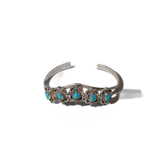 Turquoise Blossom Cuff