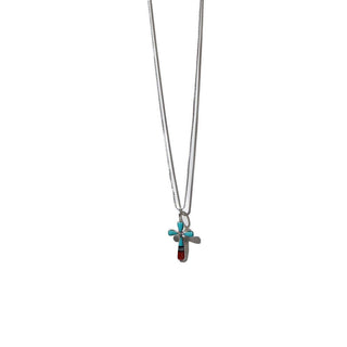 Zuni - Kristina Bowannie - Cross Pendant
