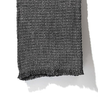 Stonewashed Cotton Blend Boucle Throw