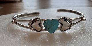 Sadie Jim - Heart Stone Sky Cuff