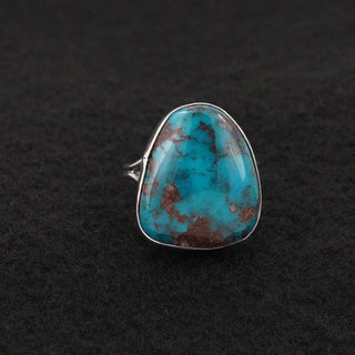 Eugene Gruber Turquoise Sterling Silver Ring Size 10