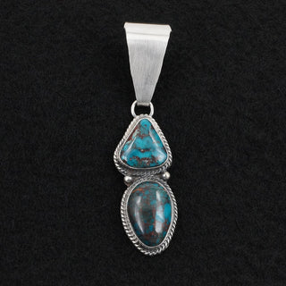 Rena Begay Turquoise Silver Pendant