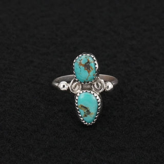 Priscilla Reeder Turquoise Sterling Silver Ring 9