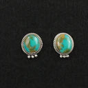 Rosemary Saunders Turquoise & Sterling Silver Earrings