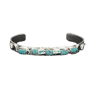 Joy Calavaza - Turquoise & Sterling Silver Bracelet