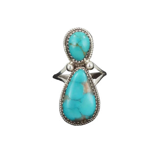 Ernest Hawthorne - Turquoise & Sterling Silver Ring - Size 7 3.0