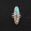 Harold Smith Turquoise & Sterling Silver Ring Size 6.5