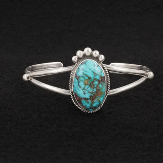 Rena Begay Turquoise & Sterling Silver Bracelet 10