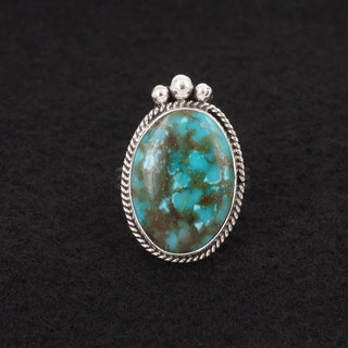 Rena Begay Turquoise & Sterling Silver Ring Size 9