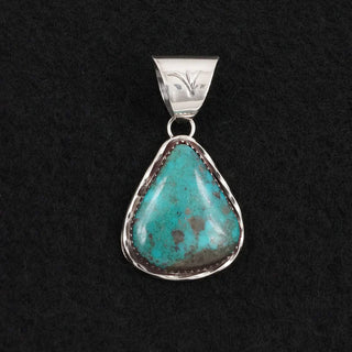 Ernest Hawthorne Turquoise Silver Pendant