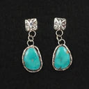 Ernest Hawthorne Turquoise & Sterling Silver Earrings