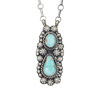 Jeff James - Turquoise & Sterling Silver Necklace