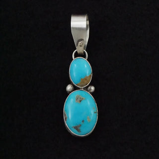 Danny Henio Turquoise Silver Pendant