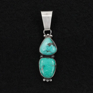 Rena Begay Turquoise Sterling Silver Pendant