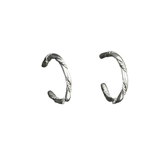 Elaine Tahe - Sterling Silver Hoop Earrings 1.0