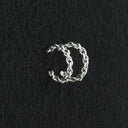 Elaine Tahe Sterling Silver Hoop Earrings