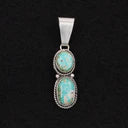 Rena Begay Turquoise & Sterling Silver Pendant