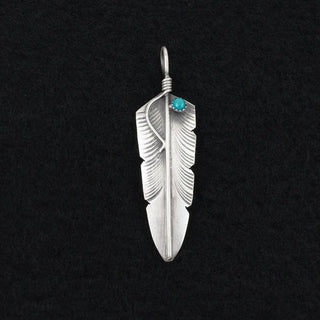 Chris Charley Turquoise & Sterling Silver Pendant
