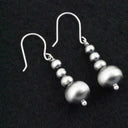 Dorinda Mariano Sterling Silver Navajo Pearl Earrings