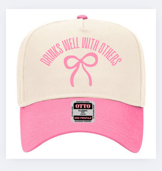 Drinks well with others hat