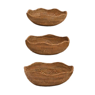 Hand-Woven Rattan Bowl (small)