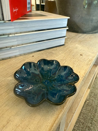 Blue Flower Plate