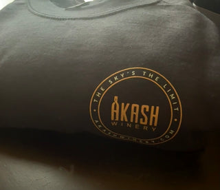 Black Crewneck (brown logo)