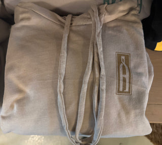 Womens Thin Fleece Cropped Hoodie (tan)