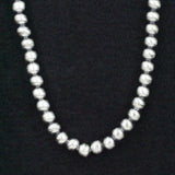 Dorinda Mariana Sterling Silver Navajo Pearl Necklace 16"