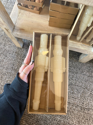 Tall Nutcracker Candle