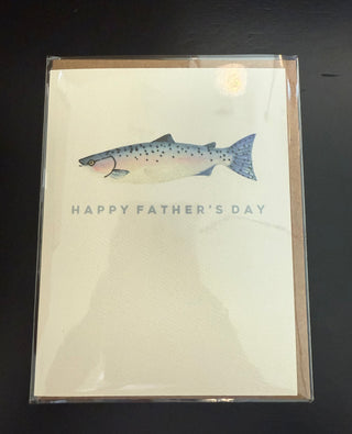 'Happy Father's Day' Card w/Fish