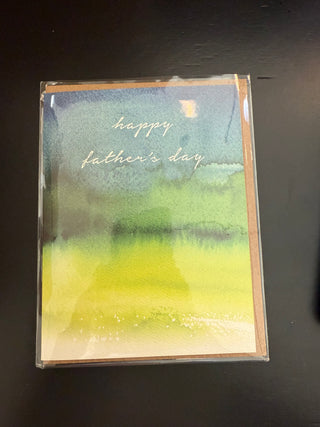 'Happy Father's Day' Card (green/blue)