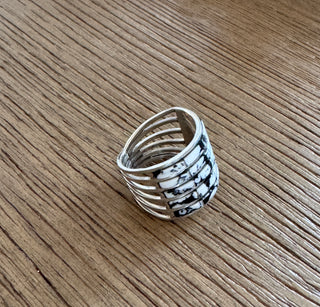 Marble Mirage Ring - Size 7