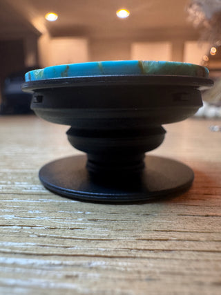 Turquoise Stone Pop Sockets: Grip for Phone & Tablets
