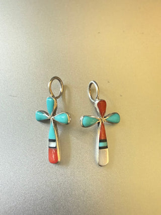 Zuni - Kristina Bowannie - Cross Pendant