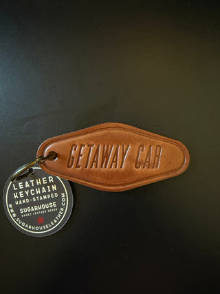 'Getaway Car' Leather Keychain