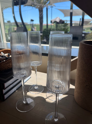 Fluted Cocktail Glass