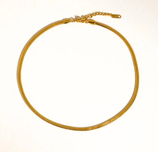 Gold Non- Tarnish Classic Snake Chain Necklace