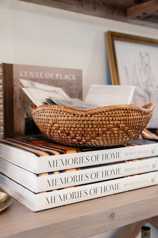 Hand-Woven Rattan Bowl (small)