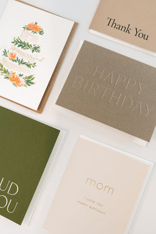 'Mom I love you' Card