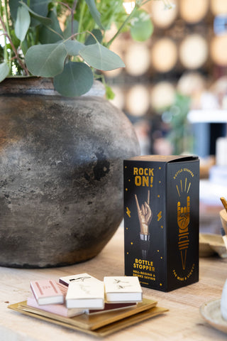 'Rock on!' Bottle Stopper