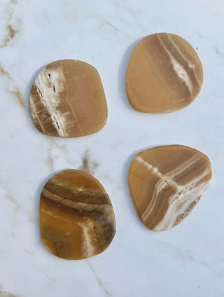 Chocolate Onyx Coaster, Set of 4