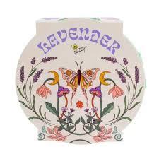 Painted Flower Grow Pail Lavender