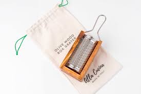 Italian Olivewood Box Cheese Grater