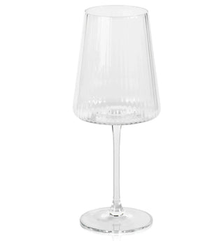 Fluted Wine Glass