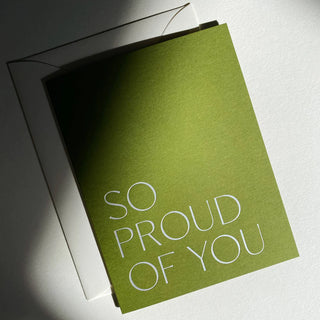 'So Proud Of You' Card